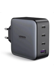 Сетевое зарядное устройство Ugreen CD226 USB-A+3*USB-C 100W GaN с кабелем 100W USB-C