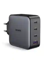 Серый сетевое зарядное устройство Ugreen CD226 USB-A+3*USB-C 100W GaN с кабелем 100W USB-C