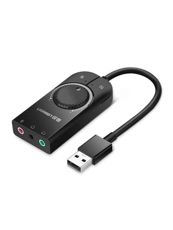 Внешняя стерео звуковая карта UGREEN CM129 (40964) USB External Stereo Sound Adapter.