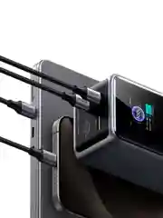 Серый внешний аккумулятор UGREEN PB721 (35524B) 20000mAh 130W Fast Charging Power Bank.