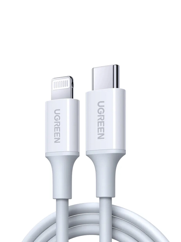 Кабель UGREEN US171 (10493) USB-C to Lightning Cable M/M Nickel Plating ABS Shell.