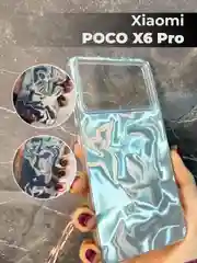 Чехол для Xiaomi Poco X6 Pro (Сяоми Поко Х6 Про), переливающийся, с градиентом