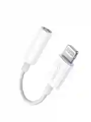 Белый адаптер UGREEN US212 (30759) Lightning to 3.5mm Headphone Jack Adapter