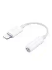 Белый адаптер UGREEN US212 (30759) Lightning to 3.5mm Headphone Jack Adapter