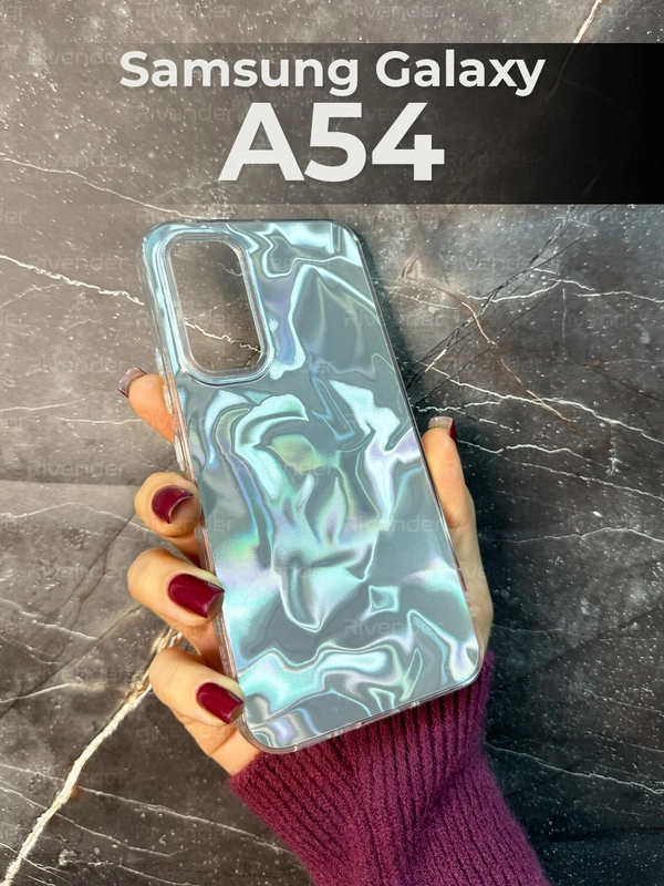Чехол для Samsung Galaxy A54 5G (Самсунг Галакси А54 5 Джи), переливающийся, с градиентом