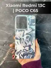 Чехол Xiaomi Redmi 13C / Poco C65 (Сяоми Редми 13С 4Джи Поко С65) переливающийся, градиент