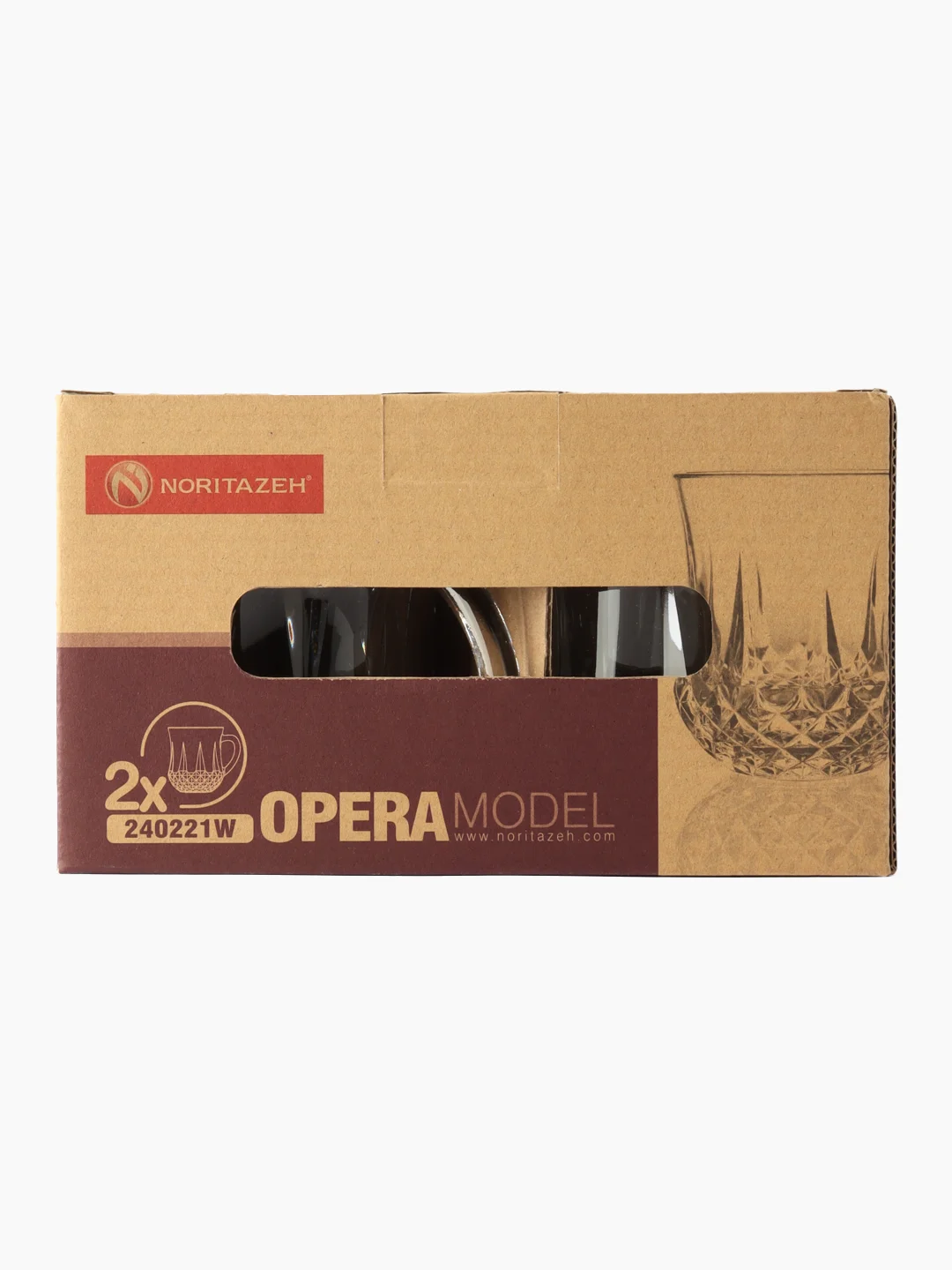 Набор 2 кружек  400 мл Opera в подарочной упаковке