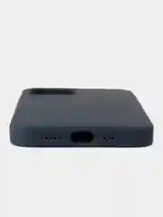 Темно-синий чехол для iPhone, Айфон 11, 12, 13, 14, 15, Pro, Max, Silicone Case, силиконовый