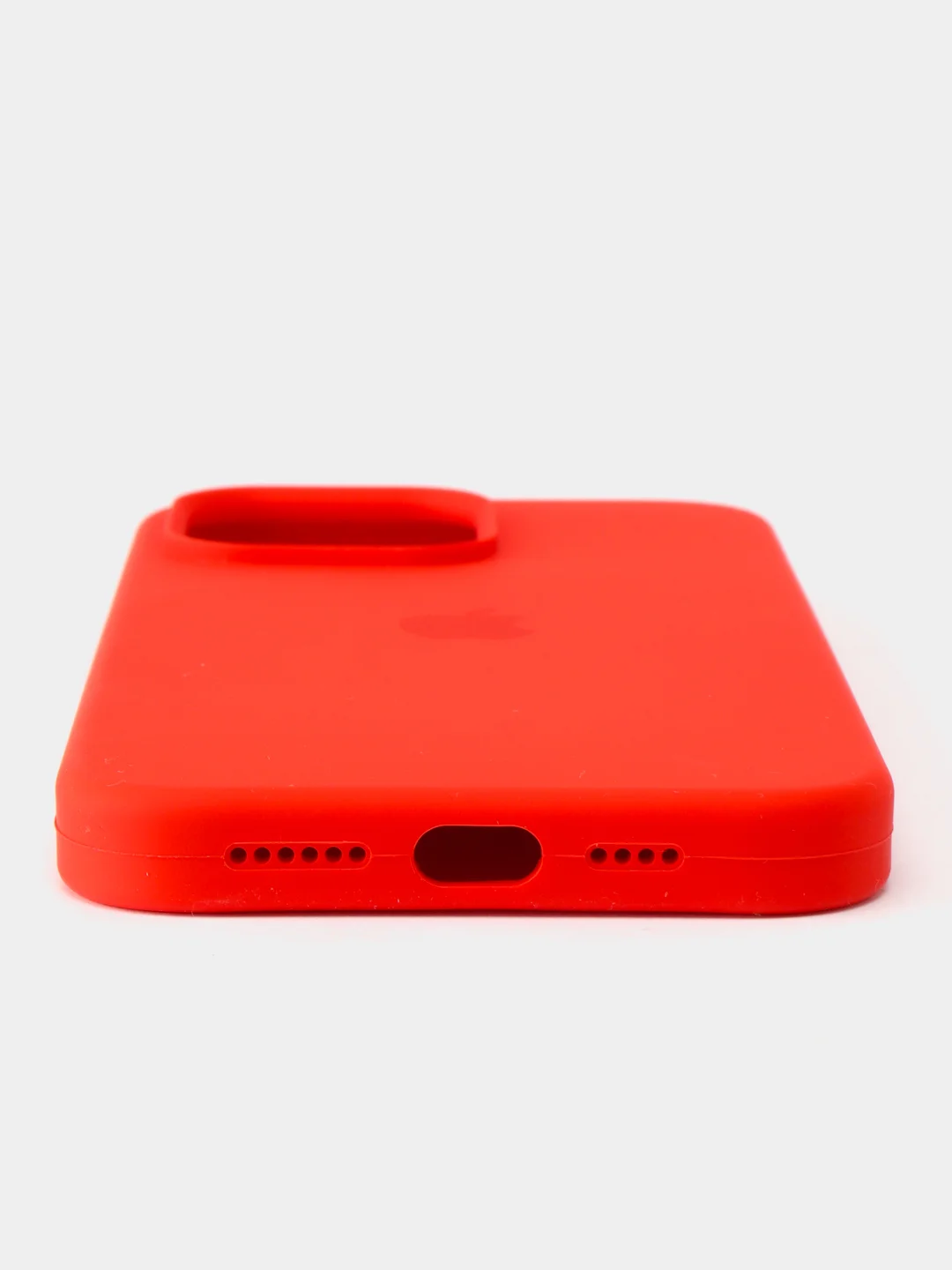 Красный чехол для iPhone, Айфон 11, 12, 13, 14, 15, Pro, Max, Silicone Case, силиконовый