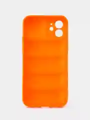 Желтый apple iPhone 12, Айфон 12 чехол матовый с обьемный с принтом для iPhone 12