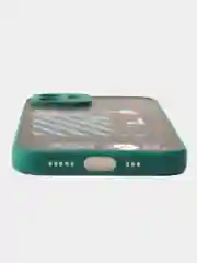 Коричневый apple iPhone 12, Айфон 12 чехол матовый с обьемный с принтом для iPhone 12