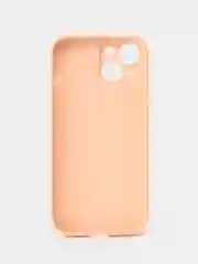 Кремовый чехол для iPhone 15, 15 Pro, 15 Pro Max, со стеклянной панелью и защитой камеры