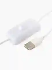 Голубой светильник-ночник светодиодный, 3D, LED, USB, 4 вида