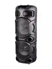 Тёмно-серый колонка Bluetooth с LED-подсветкой ZQS 80Вт (USB/SD/AUX/FM) + микрофон/пульт