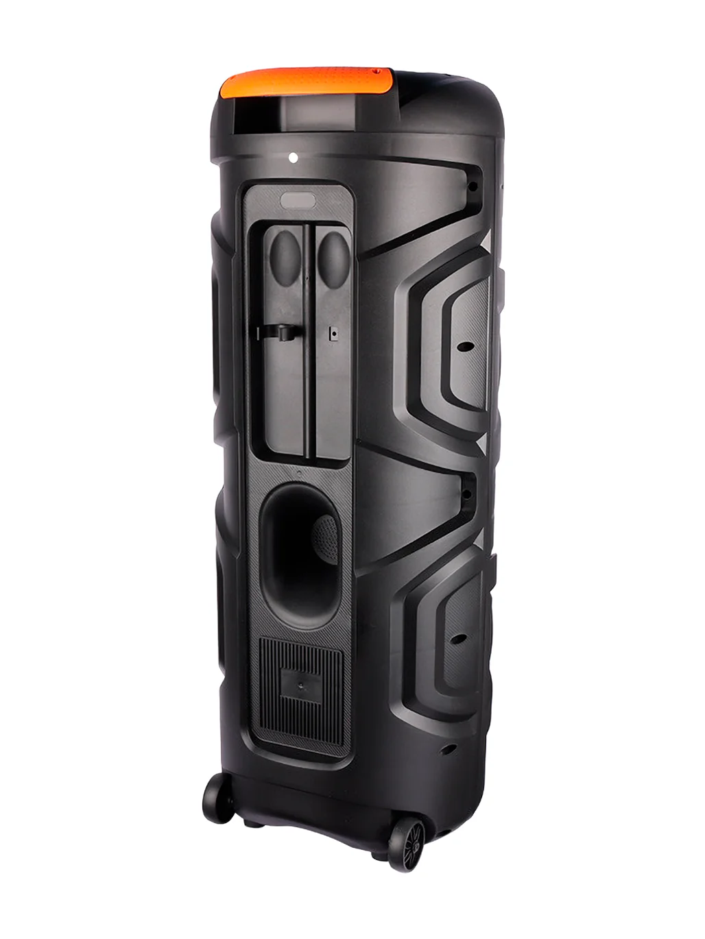 Тёмно-серый колонка Bluetooth с LED-подсветкой ZQS 80Вт (USB/SD/AUX/FM) + микрофон/пульт