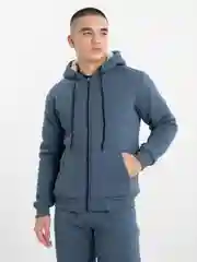 Светло-синий костюм спортивный теплый