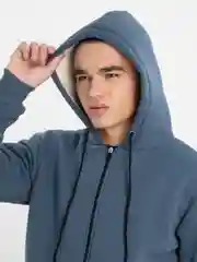 Светло-синий костюм спортивный теплый