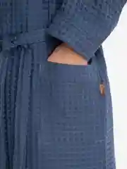 Индиго халат вафельный Lilians, мужской