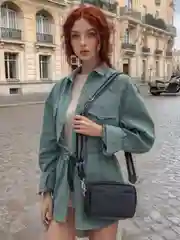 Черный сумка женская, маленькая, кожаная, с кармашком