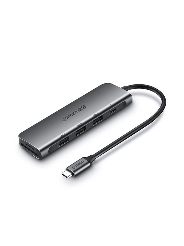 USB-Хаб UGREEN CM195 (70410) USB-C to 3 Ports USB3.0-A Hub + HDMI + TF/SD.