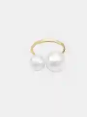 Кольцо женское с жемчужинами