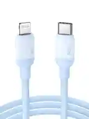 Синий кабель UGREEN US387 (20313) USB-C to Lightning Silicone Cable. Цвет: темно-синий