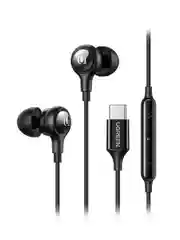 Черный наушники проводные UGREEN EP103 (30638) In-Ear Earphones with Type-C Connector.