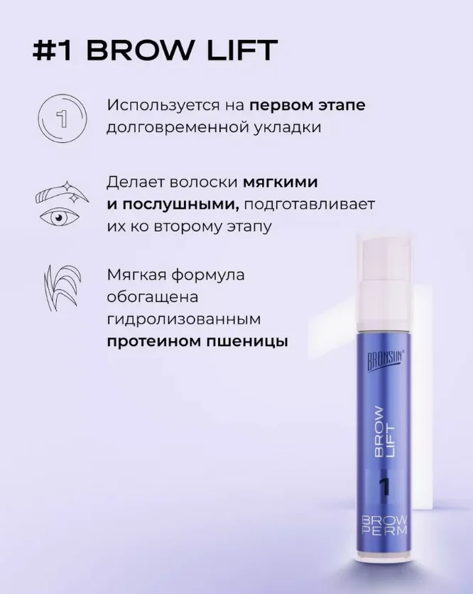 BRONSUN Состав для долговременной укладки (№1, №2, №3)