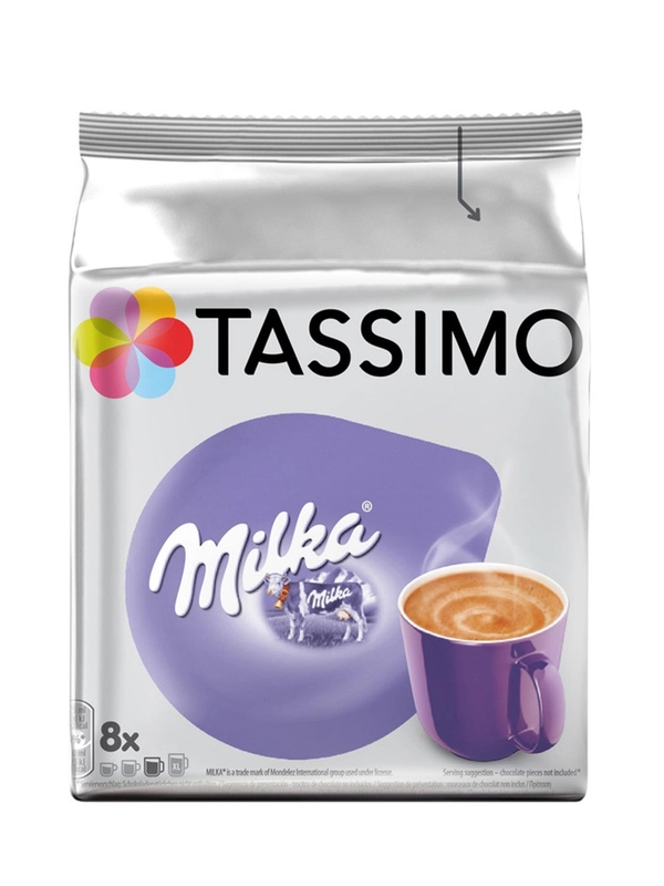Горячий шоколад капсульный Tassimo Milka Chocolate, для системы Tassimo, 8 шт