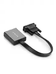Черный конвертер UGREEN MM108 (40259) DVI-D to VGA Active Converter Flat Cable. - Цвет: черный