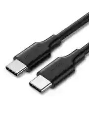 Черный кабель UGREEN US286 (50998) USB-C 2.0 Male To USB-C 2.0 Male 3A Data Cable. Длина: 1,5м.