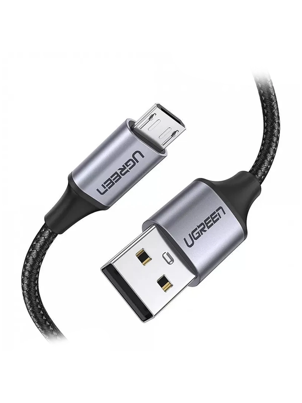 Кабель UGREEN US290 (60146) USB 2.0 A to Micro USB Cable Nickel Plating Alu Braid.