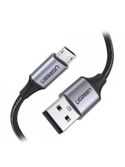 Кабель UGREEN US290 (60147) USB 2.0 A to Micro USB Cable Nickel Plating Alu Braid.