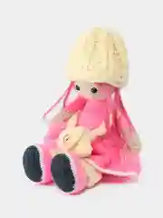 Розовый кукла тильда мягкая игрушка ручная работа