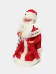 Красный дед мороз музыкальный . Снегурочка музыкальная . Игрушка под елку