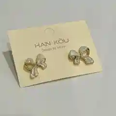 Желтый серьги женские