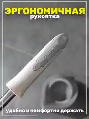 Серый ёршик двойной для унитаза с подставкой
