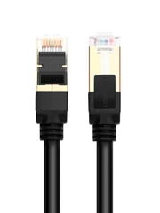Кабель UGREEN NW107 (11270) Cat 7 F/FTP Lan Cable. Длина: 3м. Цвет: черный