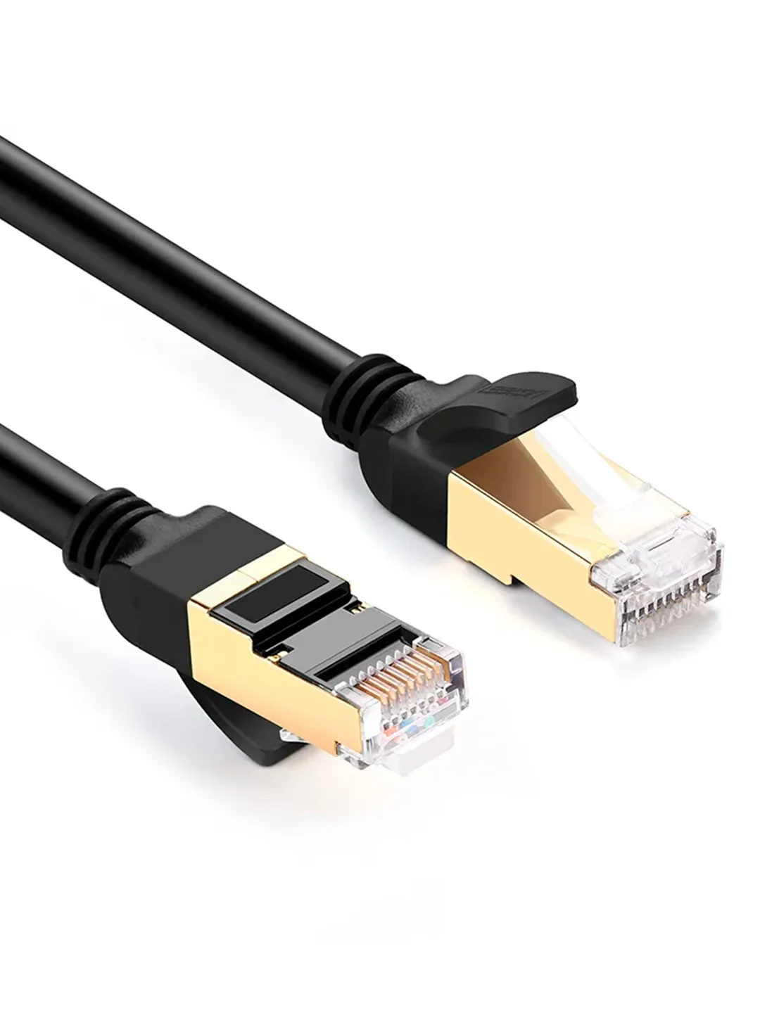 Черный кабель UGREEN NW107 (11270) Cat 7 F/FTP Lan Cable. Длина: 3м. Цвет: черный