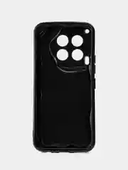 Черный чехол для Tecno Camon 30 (Техно камон 30), прозрачный противоударный