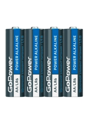 Батарейка GoPower LR6 AA BOX20 Shrink 4 Alkaline 1.5V (4/20/640)