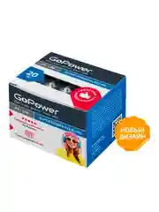 Черный батарейка GoPower LR6 AA BOX20 Shrink 4 Alkaline 1.5V (4/20/640)
