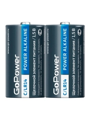 Батарейка GoPower LR14 C BL2 Alkaline 1.5V (2/12/192)