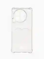 Тёмно-серый чехол для Tecno Camon 30, Техно камон 30, с карманом для карт, прозрачный