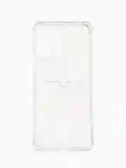 Тёмно-серый чехол для Xiaomi Redmi 12 4G  (Сяоми Редми 12 4 джи), с карманом для карт, прозрачный