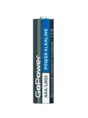 Серый батарейка GoPower LR03 AAA BL10 Alkaline 1.5V (10/60/360)