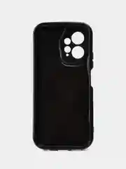 Черный чехол на Xiaomi Redmi Note 12 4G, Сяоми Редми Нот 12 4 джи, прозрачный противоударный