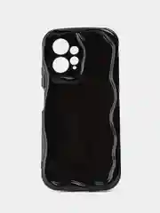 Черный чехол на Xiaomi Redmi Note 12 4G, Сяоми Редми Нот 12 4 джи, прозрачный противоударный