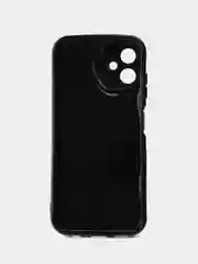 Черный чехол для Samsung Galaxy A06 (Самсунг Галакси A06), прозрачный противоударный