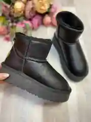 Черный угги женские, натуральные